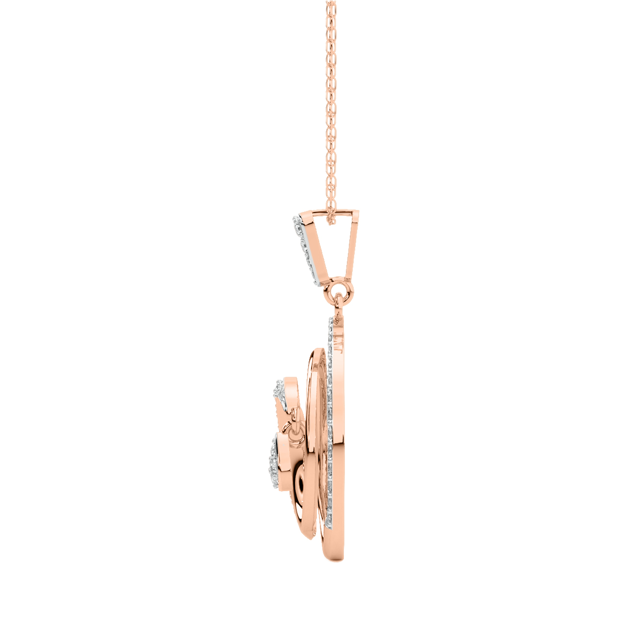 Declan Round Diamond Pendant